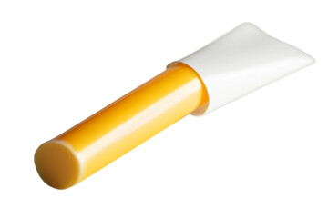 Application of glue stick in realistic craft setting isolated on transparent background