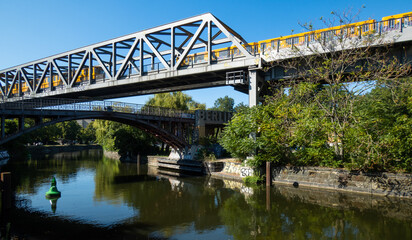 Berlin U-Bahn and Landwehrkanal
