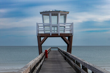 la vigie de la jetée des pêcheurs à Luc-sur-mer