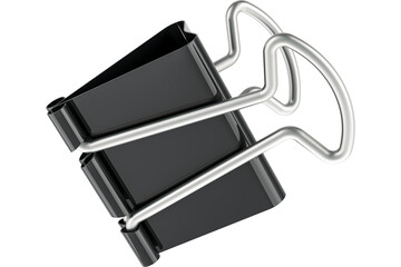 Binder Paper Clip, transparent background