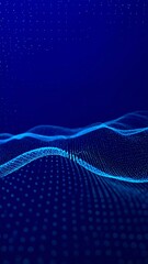 Abstract digital wave pattern