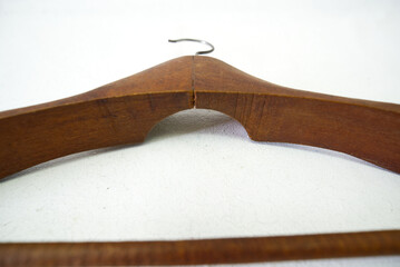 Clear plastic hanger and retro hanger