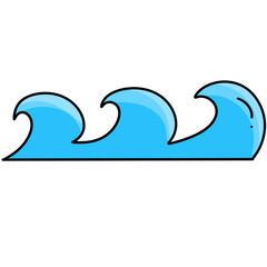 Sea waves . Water wave abstract design. Blue ocean wave , Waves Design Shapes , 