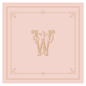 TW,WT, logo TW, Letter TW,  Monogram TW,Wedding Monogram, Wedding Logo, Logo Design , Monogram Vintage