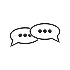 bubble speech comunication icon
