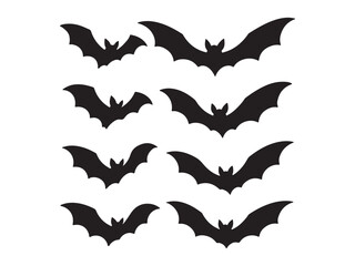 Halloween bat set