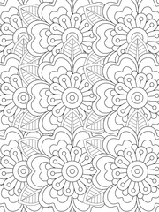 PrintFlowers Coloring Pages For Adules