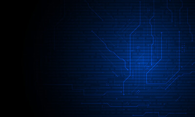vector futuristic circuit board , Electronic motherboard , Communication and engineering concept , Hi-tech digital technology concept