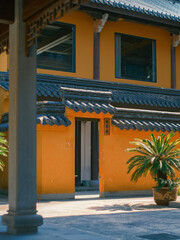entrance to the house