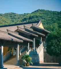 chinese pavilion in the park