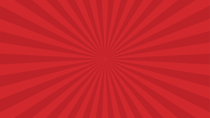 Red radial horizontal background texture