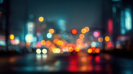 Vibrant Neon Light Trails with Colorful Reflections, Abstract Glow Background for Night Theme Design, Digital Decor and Tech Visuals
