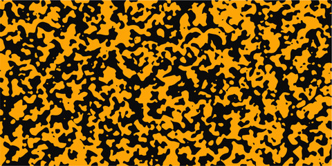 Seamless leopard and tiger skin print with a vibrant yellow and orange fur pattern, perfect for fashion or decoration. Abstract turing pattern lines seamless texture wallpaper fabric diffusion noodle