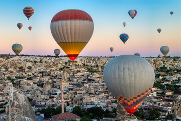 Magical Sunrise Balloon Skyline in Göreme, Cappadocia Turkey
