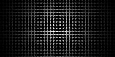 Naklejka premium Abstract seamless black and white metallic grid texture with dots and holes for a dark technology backdrop design. Geometrical hexagon background with geometric shapes, Modern and stylist geometric. 