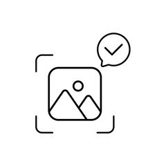 Icon a image recognition, isolated against a clean background.