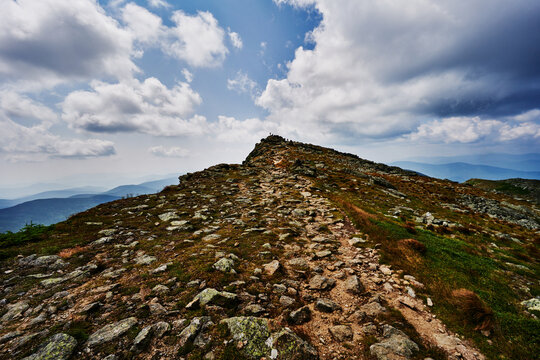 Trail up to Mount Monroe, White Mountains, New Hampshire 