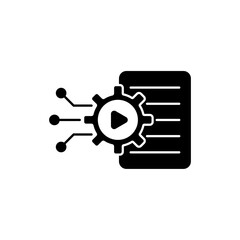 Icon a generative ai, isolated against a clean background.