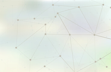 Obraz premium 3D Abstract Mesh Background with Circles, Lines and Shapes | EPS10 Design Layout for Your Business.Premium background design with white line pattern (texture) in luxury pastel colour.