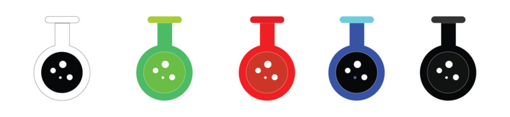 Glassware Icons in Chemistry: Isolated Tools of the Laboratory