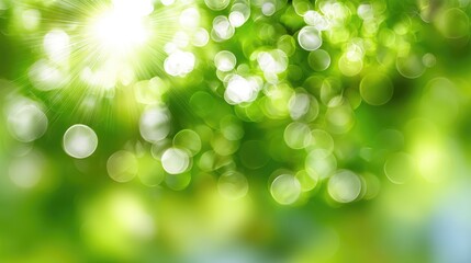 Obraz premium A vibrant and serene background of lush green foliage, creating a sense of peace and tranquility. Perfect for themes of nature, freshness, and sustainability in various projects.
