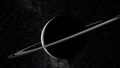 Planetary ring system in space