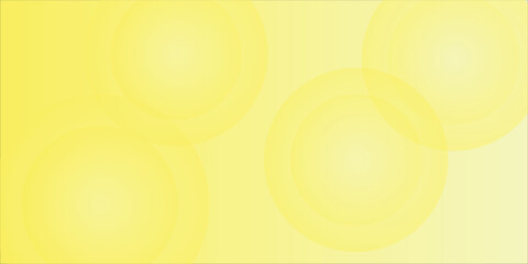 Yellow Abstract Background with Circular Patterns and Warm Tones of Light eps10
