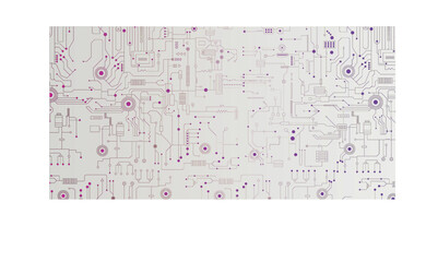  Minimalist and clean aesthetic circuit board background. 