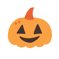 Halloween Spooky Pumpkin Cute Jack Lantern Face