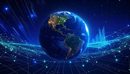 Earth in a digital network (1)