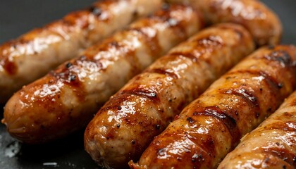 Close-up of grilled sausages