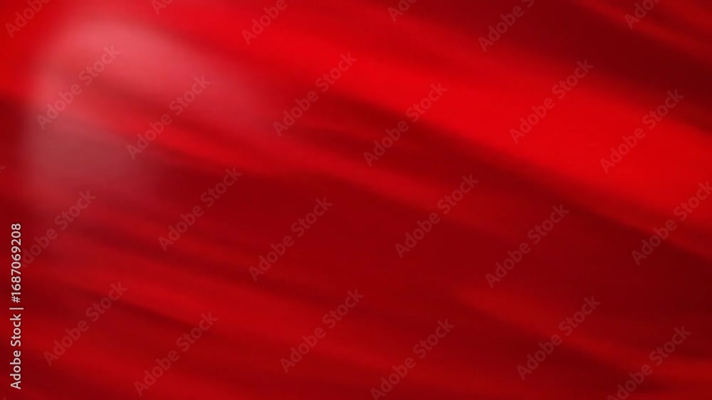Poster smooth red silk fabric background with subtle movement and light effects