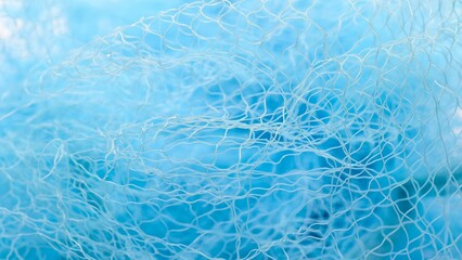 blue abstract bath sponge texture background