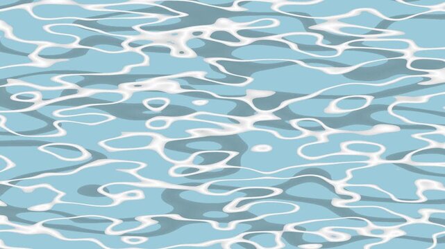  Cartoon Water Graphic 4K HandDrawn Liquid Animation for VFX and Motion Graphics