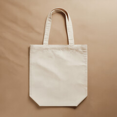 Empty brown paper bag with handles, perfect for shopping or gift packaging