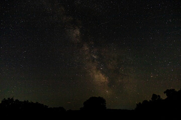 The Milky Way in the night sky