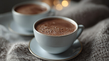 Obraz premium Cup of hot chocolate.