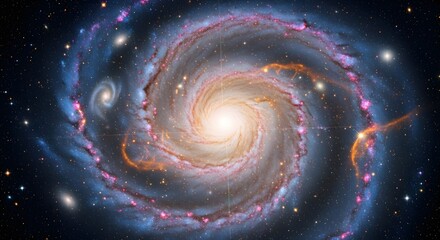 Whirlpool Galaxy Deep Space Beauty