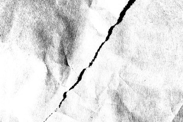 Creased crumpled paper texture overlay effect, png wrinkled paper surface