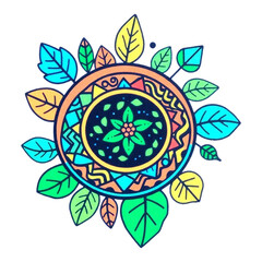 abstract floral design transparent background