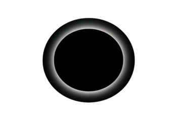 Total Solar Eclipse with Bright Corona and Dark Silhouette