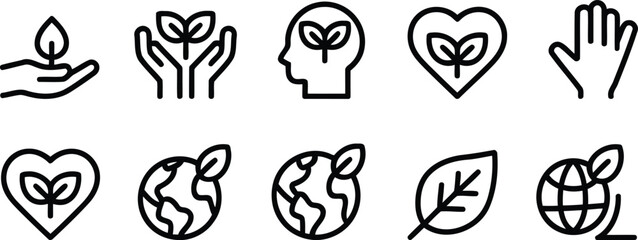 Ecological Harmony A Symbolic Representation of Environmental Stewardship Sustainable Practices and Nurturing Growth for a Flourishing Future Earth