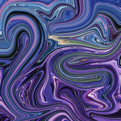 Flowing abstract swirls in purple, blue, and green tones, creating a dreamy, fluid motion effect for creative backgrounds and digital art projects.
