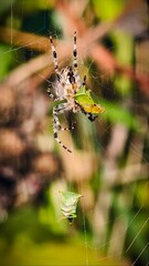 spider on the web