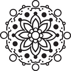 Floral Mandala Art and Decorative Patterns