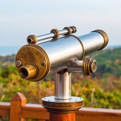 Vintage Telescope on a Stand