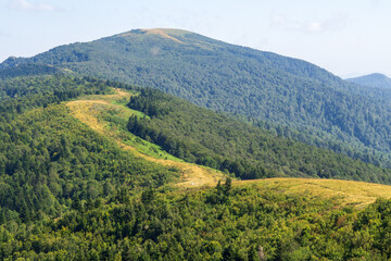 Seven-headed mountain range, Tuapse region, Russia.