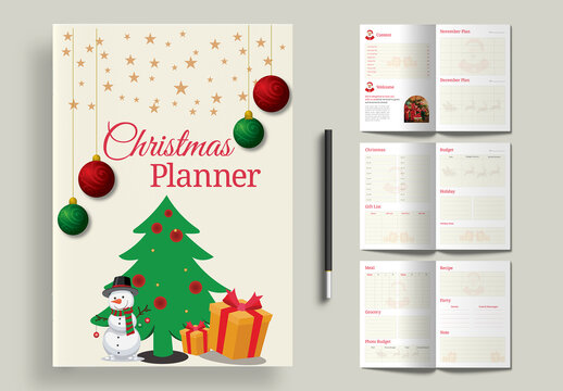 Christmas Holiday Planner and Organizer Template