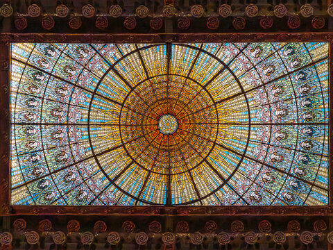 As seen at the Palau de la Musica Catalana in Barcelona, ​​Spain, in February 2025.