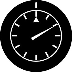 thermostat control stencil icon silhouette vector illustration